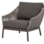 AppleBee Bijou lounge tuinstoel | Taupe/Copa