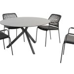 Taste by 4SO Barista dining tuinset met ronde HPL tafel