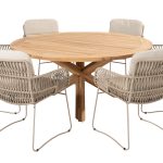 4SO Murcia Diningset met ronde tafel