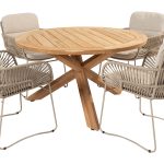 4SO Murcia Diningset met ronde tafel