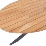 Prado teak tuin eettafel ovaal