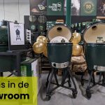 Big green egg 50 jaar actie in de showroom