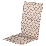 Hartman Jason hoge rug tuinkussen 123x50x3 cm | Sand