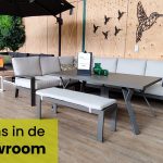 Garden Impressions Rondo lounge dining set in onze showroom in Roden