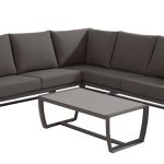 Taste by 4SO New Mauritius hoek loungeset met salontafel | Matt carbon grey