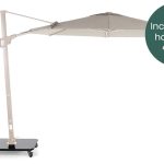 Life Outdoor Zweeparasol in de kleur Dune