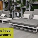 Live Outdoor Living 2-persoons ligbed in onze showroom