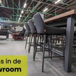 Life Outdoor Living Nuna barkruk in de showroom