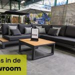 Life Outdoor Living Soho loungeset in de showroom in Roden